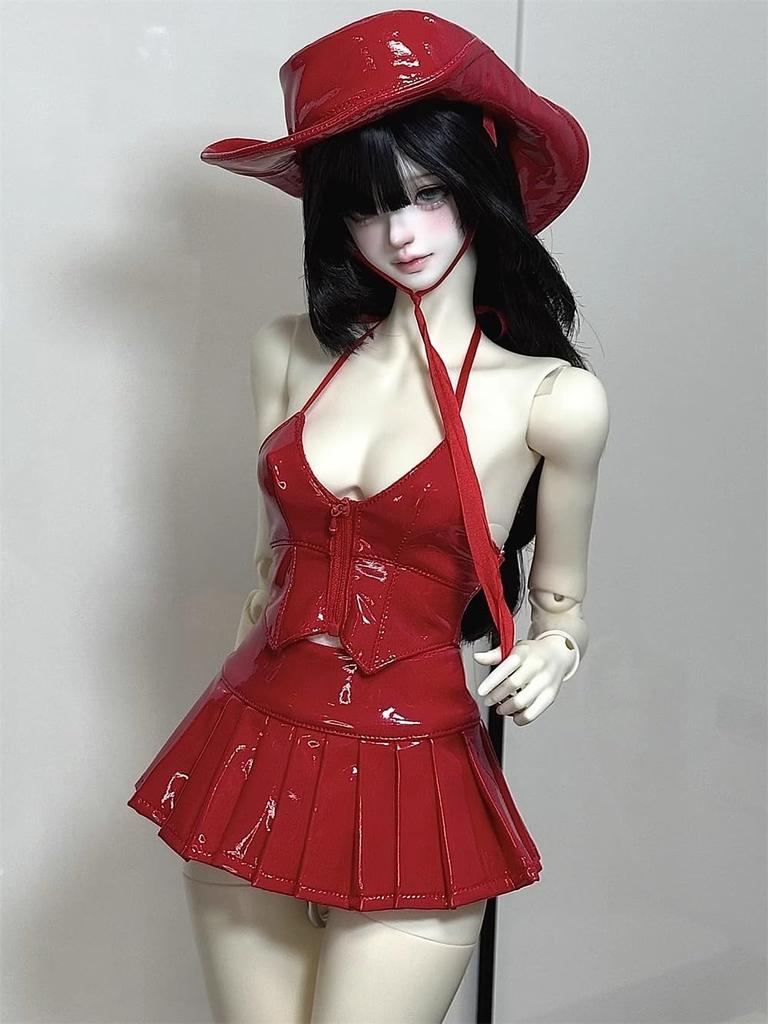 HAMRETHYPPZ BJD Кукла на шаровых шарнирах Кукла Кукла Горничная Кожа Деним Ковбойский Сексуальная Сексуальная Западная Девушка Костюм и Тело Не 1/4 1/6 1/3 Платье, Костюм, Наряд,