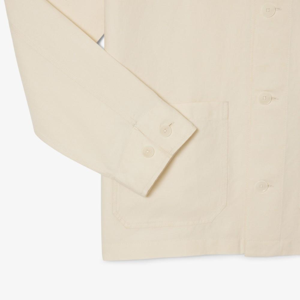 [lacoste] Men's Linen Blend Multi-Pocket Shacket CH5993-56G056