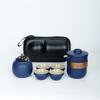 Travel Kung Fu Tea Set Small Set Portable Kuaike Cup One Pot Four Cups Outdoor Tea Pot Tea Cup Gifts