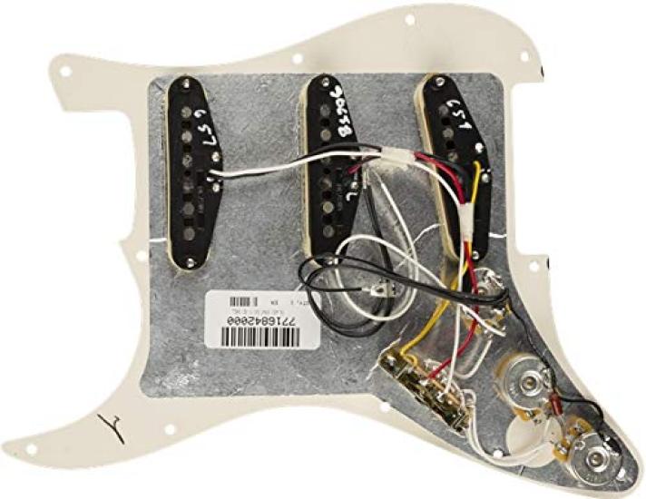 Fender Guitar Parts Strat Tortoise Shell 11 Hole PG Pre-Wired Pickguard, Tex-Mex SSS,