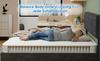3D breathable mattress wrapped, noise free, soft and sturdy, dual support, providing back care, size: 160 * 200cm, thickness: 23cm, white
