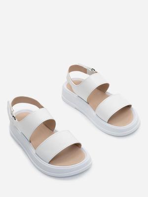 Кожаные босоножки на завышенной подошве ISSA Plus