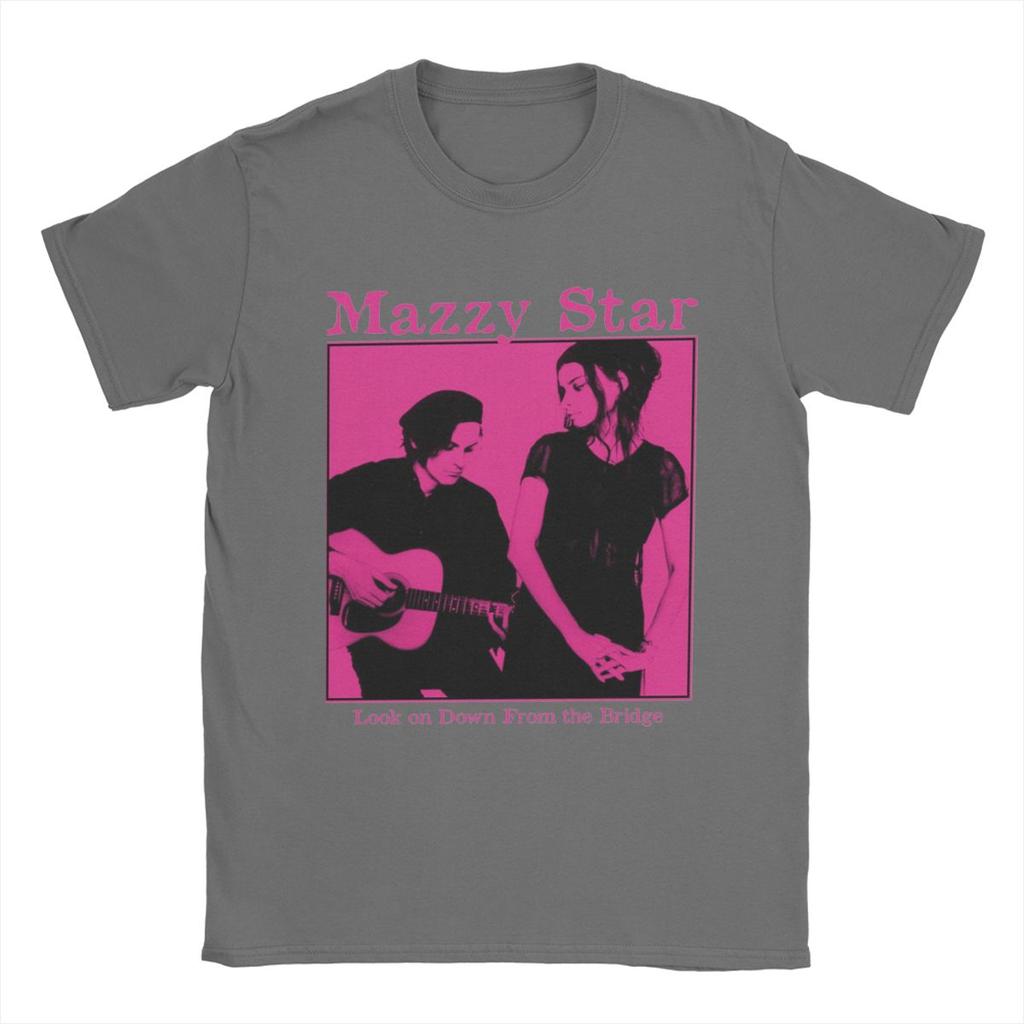 Mazzy Star Look On Down T Shirts Unisex 100 Cotton Novelty TShirt Round Collar Band Music Tee Shirt Short Sleeve Tops Plus Size