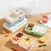 Герметичный ланч-бокс с 3 отделениями, отдельный ланч-бокс, переносной ланч-бокс, контейнер для еды для еды, микроволновая печь, столовая посуда
