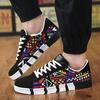 Summer Trendy Men's New Board Shoes Outdoor Non Slip Walking Men Sporty Shoe Canvas Pattern Casual Sneakers Male