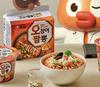 Nongshim Squid Jjamppong Spicy Seafood Rich Broth Instant Noodles 124g x 20 Pack