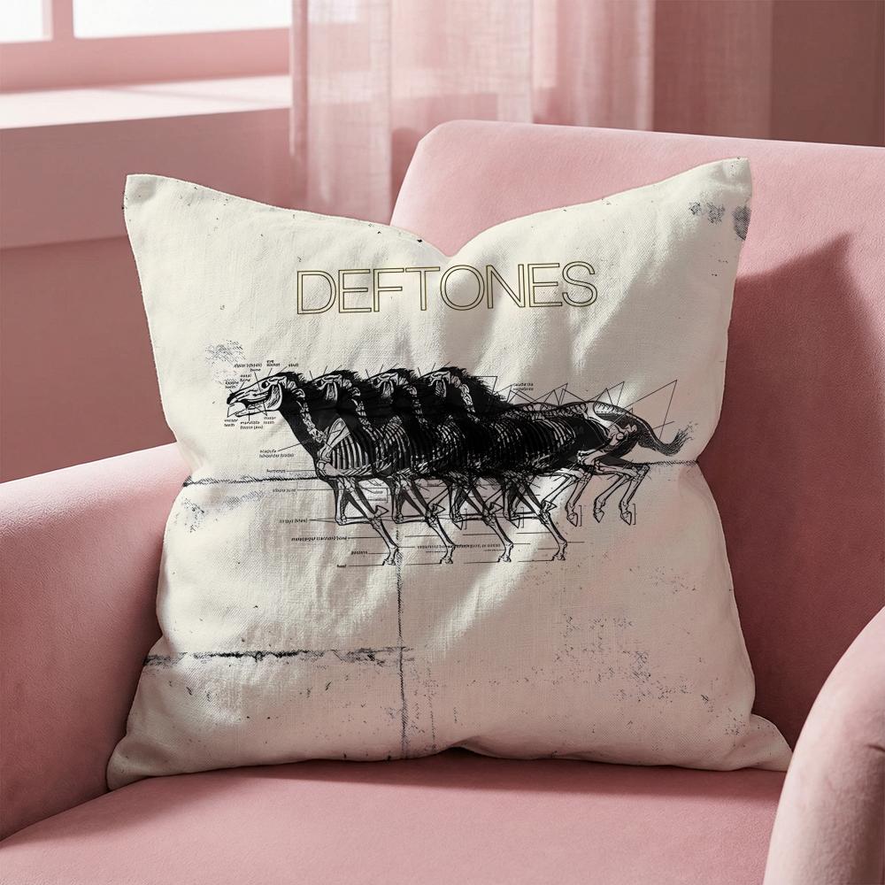 Наволочка Deftones для подушки, многоцелевая, для дома и автомобиля - Двусторонняя, мягкая и прочная для повседневного использования