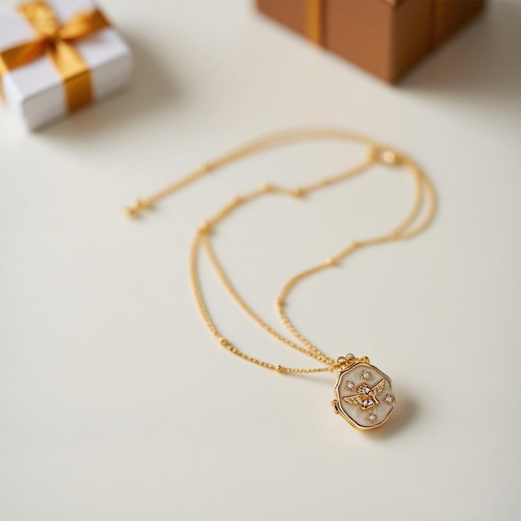 Custom Photo Gold Locket Necklace For Women, Personalized Memorial Gifts For Women Teen Girls Valentine's Day Birthday Anniversary