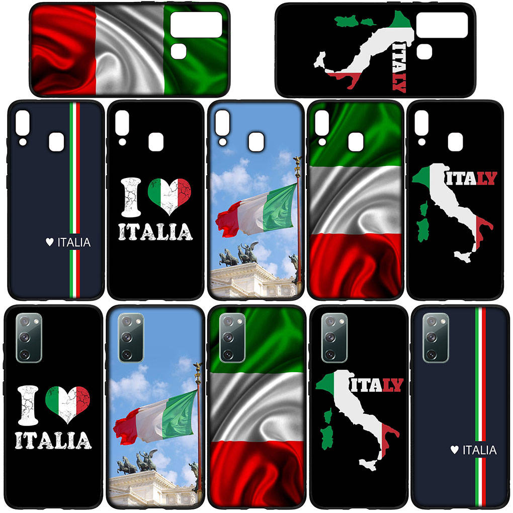 Cover for iPhone 16 15 Xiaomi Redmi Note 14 13 12 11 Pro Max X 8 16e Samsung Galaxy S25 S24 S23 Moto OPPO Huawei Italy Italia National Flag Phone Case