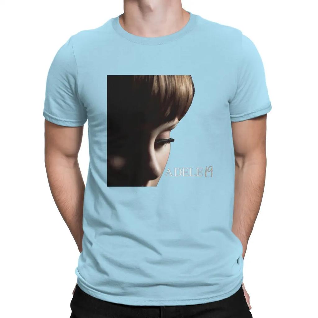 Fan Men T Shirts A-Adele Singer Cool Tee Shirt Short Sleeve Crew Neck T-Shirts Pure Cotton Gift Idea Clothing