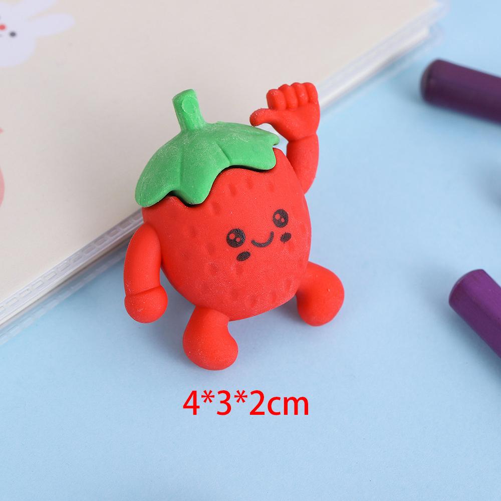 1 шт. мультяшный милый кавайный конфетный цветной резиновый ластик новинка канцелярские принадлежности для офиса и школы