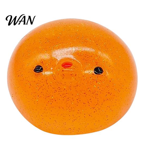 Animal Pinch Toy Mini Glitter Squeeze Toy, Whale Hedgehog Dolphin Crab Rabbit TPR Stress Ball Anxiety Relief Stretchy Ball, Party Favors Portable