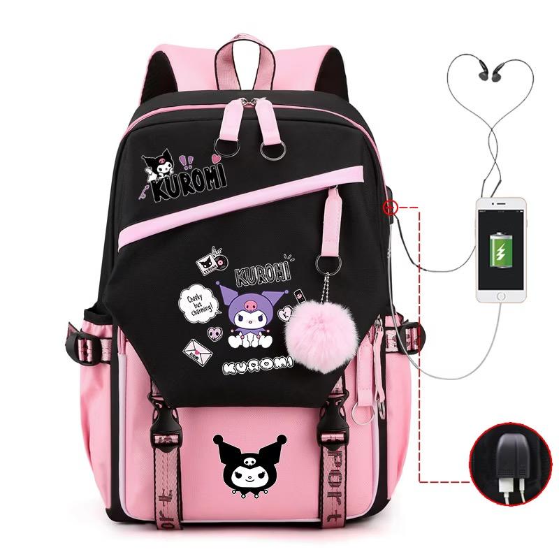 2026 Mesuca Y2K Kawaii School Bag Backpack Cute Cartoon Girls Shoulder Bag Canvas Bag For Kids Birthday Gifts