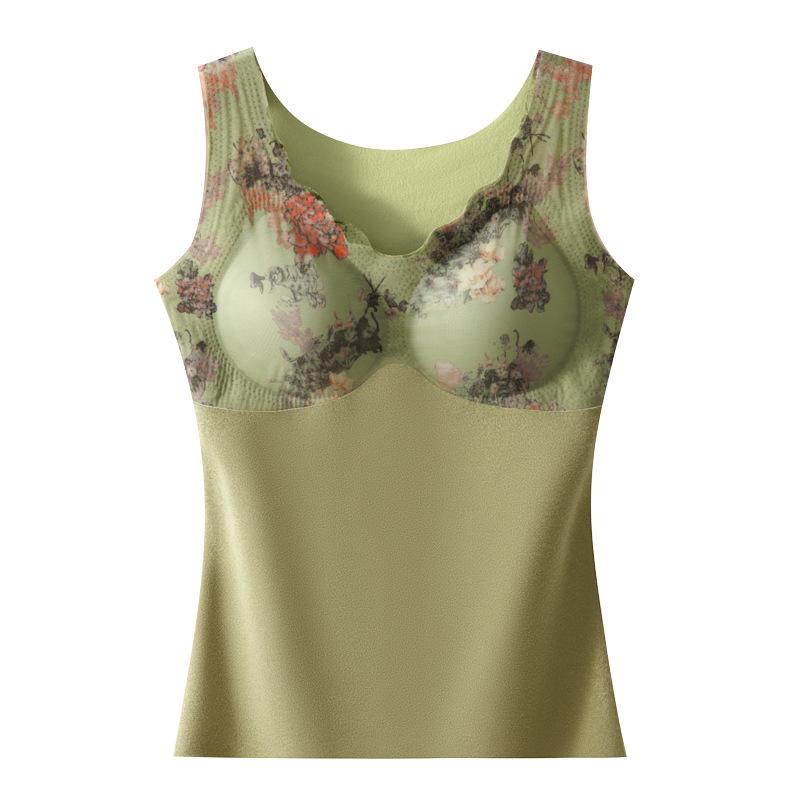 Новый с нагрудными накладками, бархатным нижним бельем, утолщенным верхом, женский облегающий и бесшовный согревающий немецкий бархатный терможилет, женский