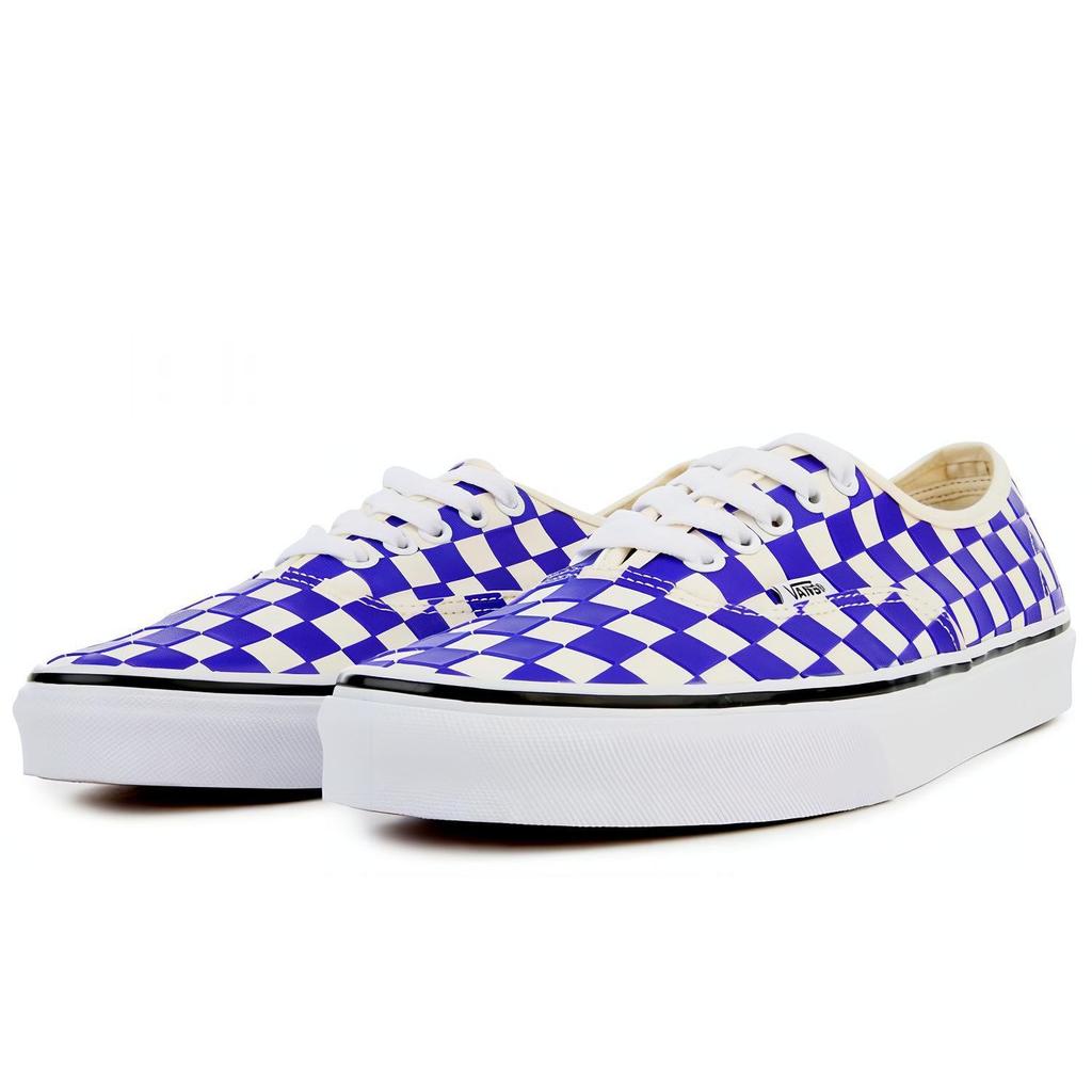 Vans Authentic Series Термохромные Меняющие цвет Клетчатые Низкие Кеды из Канваса Унисекс Синие VN0A38EMVKH