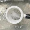 Лейка для душа Мощная Суперзарядка Гидромассаж Кольцо 360 градусов Водяная струя Спиральная насадка Всестороннее очищение Лейка для душа