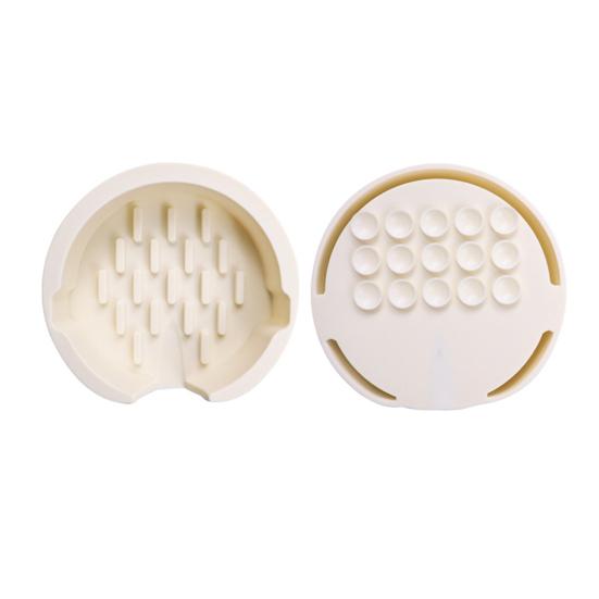 Держатель для губки с присоской, нескользящий дизайн, быстросохнущий силиконовый держатель для губки