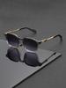 Rice nail small frame sunglasses fashion sunscreen trend new UV protection personalized sunglasses