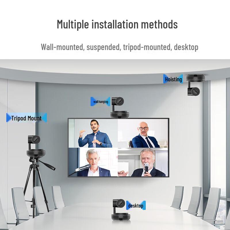 Philips PSE0560 2K HD AI Tracking USB Webcam
