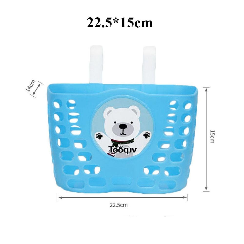 Детский пластиковый велосипедный багажник, руль для самоката, студенческая передняя корзина, передняя сумка для велосипеда, задние велосипедные аксессуары