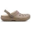 Crocs Classic Lined Comfortable Versatile Beach Sandals Men Sandals Light-Brown 203591-2YB