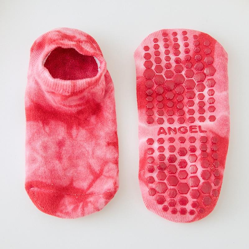 Носки для йоги Профессиональные силиконовые нескользящие спортивные носки для танцев с низким вырезом Хлопковые дышащие носки для фитнеса, тренажерного зала, йоги, балета, пилатеса