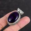Фиолетовый огненный лабрадорит кулон натуральный драгоценный камень антикварные ювелирные изделия 925 стерлингового серебра кулон ручной работы винтажный кулон подарки для жены