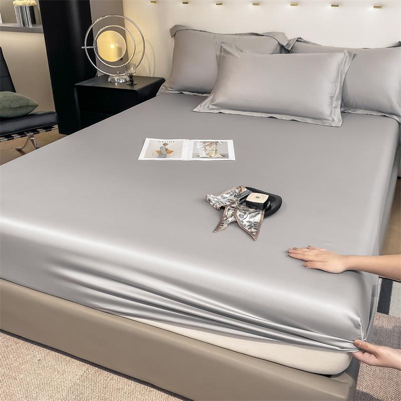 Набор из 3 шт., 100% бамбуковый чехол для матраса, наматрасник, простыня с резинкой, простыня, 1000 нитей, размер Queen King Size