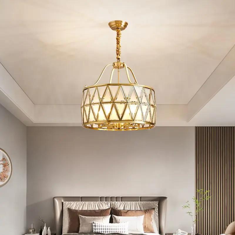 Chandelier European villa light in the bedroom entrance door headlight corridor gazebo lamp porch balcony lamp study lamp