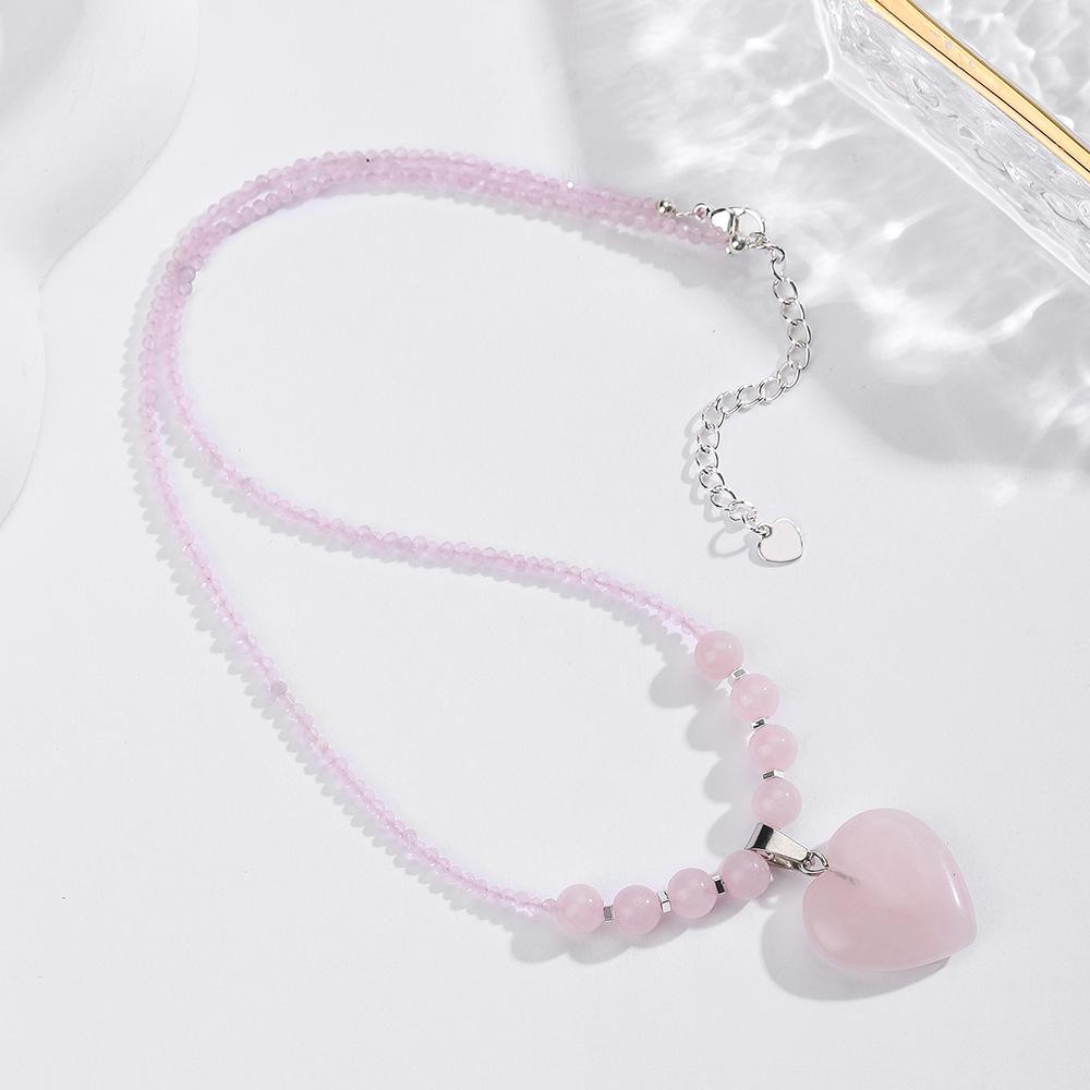 Богемское ожерелье-ключица из натурального аметиста