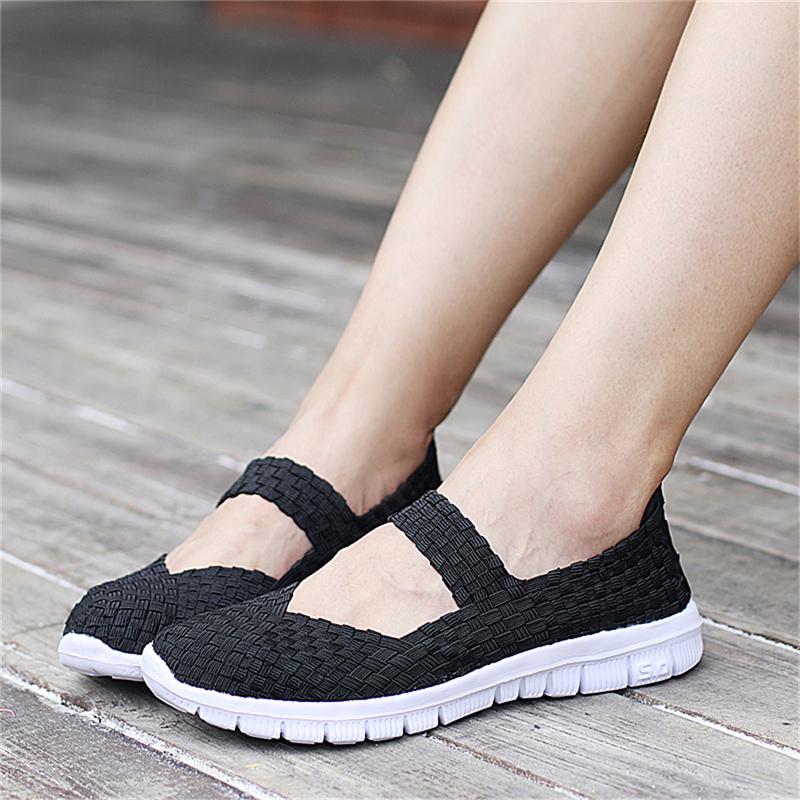 Женские модные повседневные кроссовки, радужные женские кроссовки, обувь на плоской подошве из сетчатой ​​ткани, размер 35-42