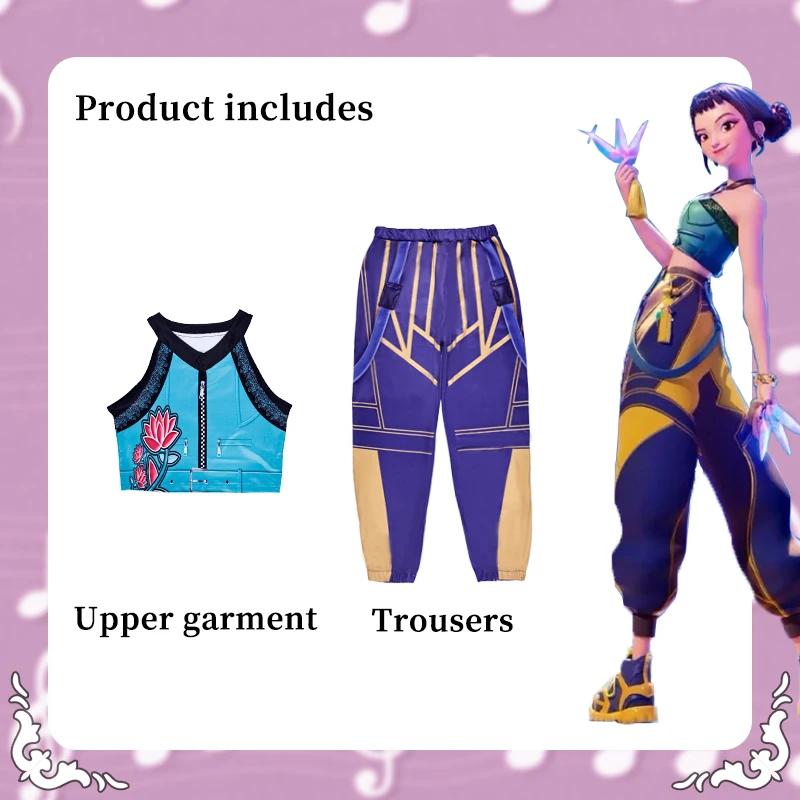 Девочки Зои Косплей Девичья группа Руми Детский костюм Мира Наряд Любимая сценическая одежда Хэллоуин Мультфильм Наряжаться