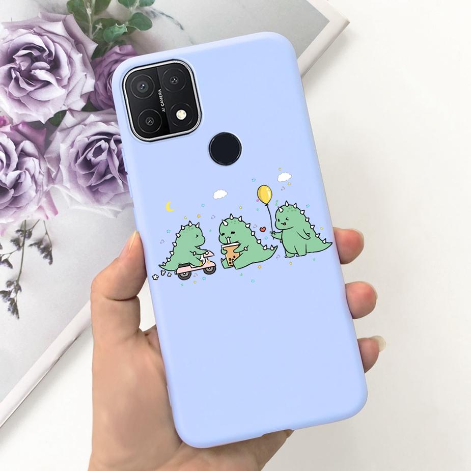 For Oppo A15 Case Oppo A15s CPH2179 Cute Fashion Candy Painted Cover Soft TPU Phone Case For Oppo A15 A 15 s OppoA15 Full Bumper