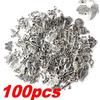 100pcs Tibetan Silver Mixed Heart Butterfly Key Crown Charms Pendants DIY Jewelry for Necklace Bracelet Making Accessaries