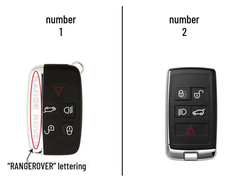 Чехол для ключа Land Rover: Подходит для нового Range Rover Sport, Evoque, Discovery 5, Velar, Freelander и корпуса-крышки брелока Jaguar