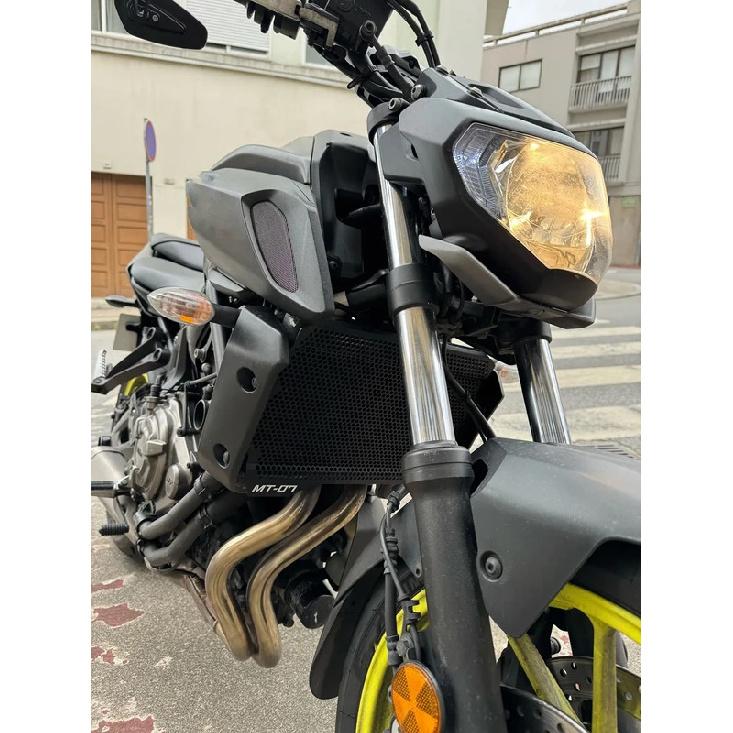 For Yamaha MT-07 FZ-07 FZ07 2018 2019 2020 2021 2022 2023 2024 MT07 Motorcycle Radiator Grille Guard Cover Fuel Tank Protector