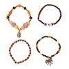 Bat Halloween Bracelet Ghost Spider Multilayer Bracelet Elastic Pumpkin Pendant Bracelets  Gifts