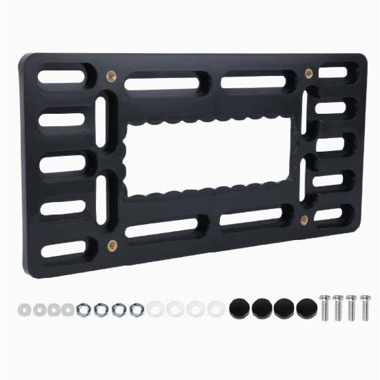 1Pcs Car License Plate Holder Bracket Frame Easy Install Anti-corrosion Number Plate Holder Universal Auto Exterior Accessories License Plate Covers