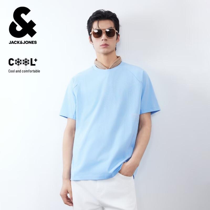 Jack&Jones Мужская футболка с принтом букв, короткий рукав