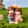 Cartoon Design Waterproof Cute Decorative Romantic Couples Figurines Romantic Figurine