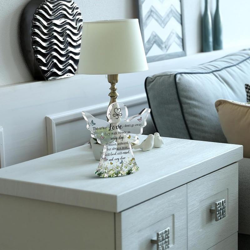 Sympathy Gifts Memorial Bereavement Gifts Acrylic Condolence Remembrance Gifts for Loss of Loved One Father Mother Angel Style