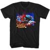 Street Fighter Alley Fight Slim Fit Black Unisex T-shirt