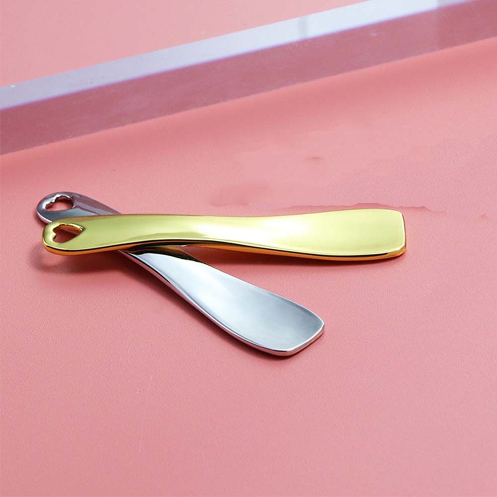 Eye Cream Stick Massage Spoon Makeup Spatula Facial Cream Spoon Curved Scoop Mini Cosmetic Spoon