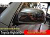 Fits 09-14 Toyota Highlander: Rearview Mirror Cover Trim for Exterior Modification