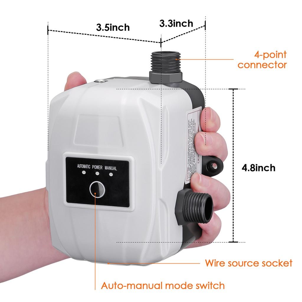 150 Вт Бытовой Автоматический Водяной Насос Соединитель Насос Повышения Давления Для Водопроводной Воды Кухонной Раковины Душевой Лейки Комплект Бустерного Насоса 24 В Постоянного Тока