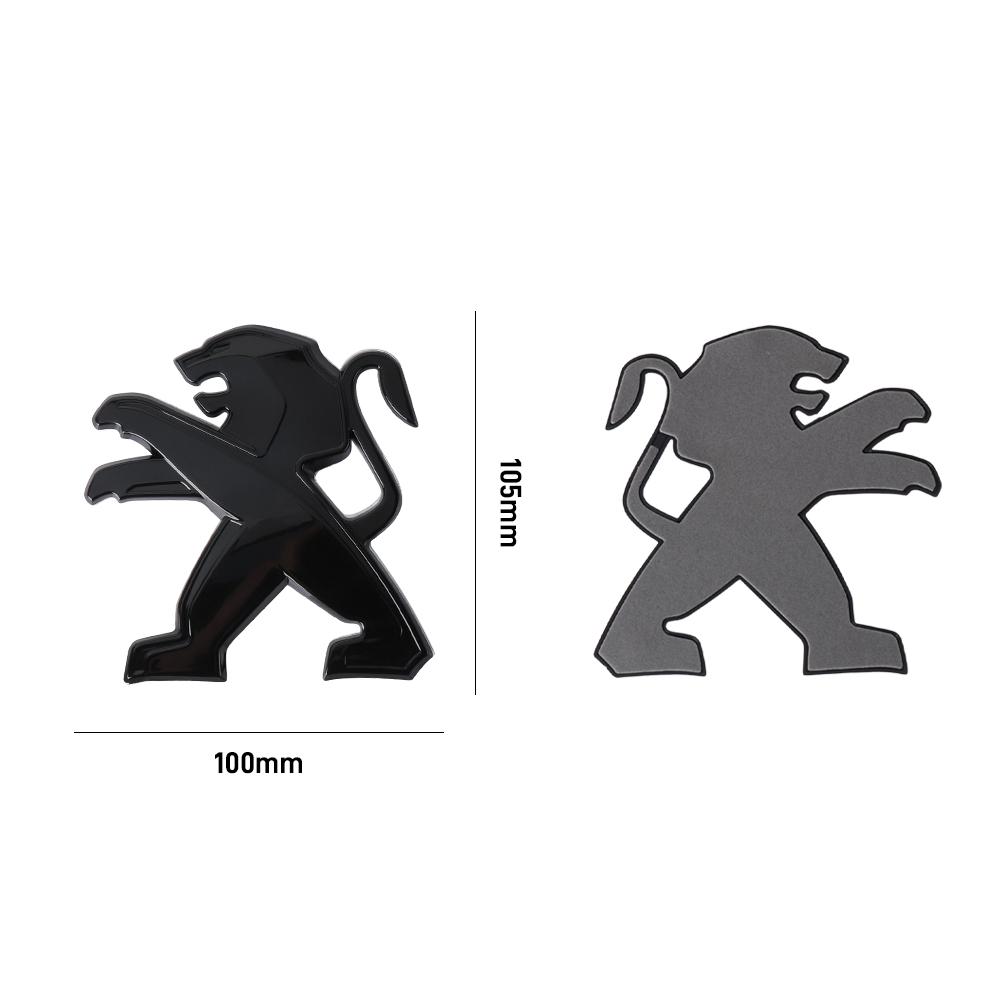 2026 Hot Car Sticker Car Front Hood Badge Rear Trunk Lid Emblem Sticker Decoration For Peugeot 5008 107 106 206 307 308 3008 207