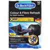 Dr. Beckmann Black & Fiber Refresh Black Restoration Sheets (10 Sheets X 1 Box) - Restores Black T-shirt Color, Removes Lint, and Is a Laundry Deterge