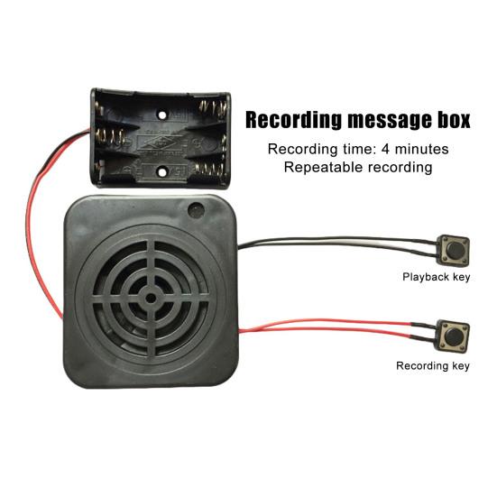 Модуль диктофона с мощным динамиком, чистый звук, питание от батареи