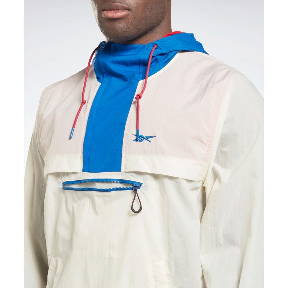 Reebok Легкий тканый анорак цвета слоновой кости Hg8904