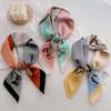 Silk Scarf, Small Square Scarf, High-End Hair Band, Tied Hair, Spring, Summer And Autumn High-End Trendy Versatile, Tied Bag, Scarf, Scarf.